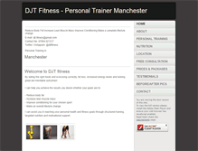 Tablet Screenshot of djtfitness.co.uk